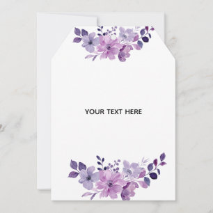 Create Your Own Floral Thank You Card