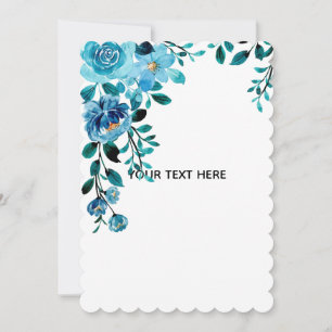 Create Your Own Floral Thank You Card