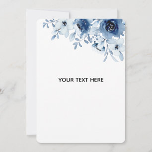 Create Your Own Floral Thank You Card