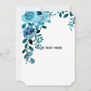 Create Your Own Floral Thank You Card
