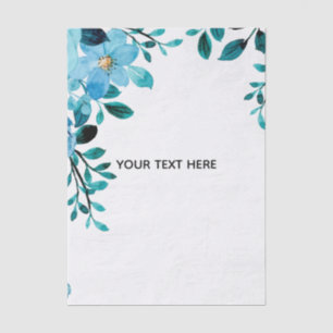 Create Your Own Floral Tissue Paper