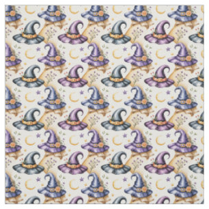Create Your Own Floral Witch Hats Spell Scrolls Fabric