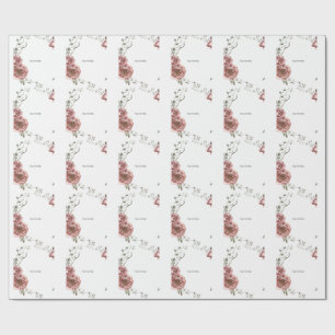 Create Your Own floral  Wrapping Paper