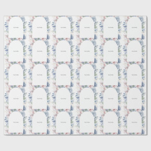 Create Your Own floral  Wrapping Paper