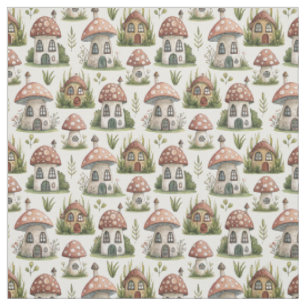 Create Your Own Fly Amanita Fairy Houses Fabric
