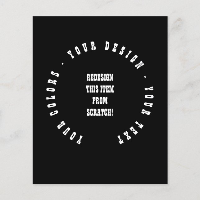 Create Your Own Flyer (Front)