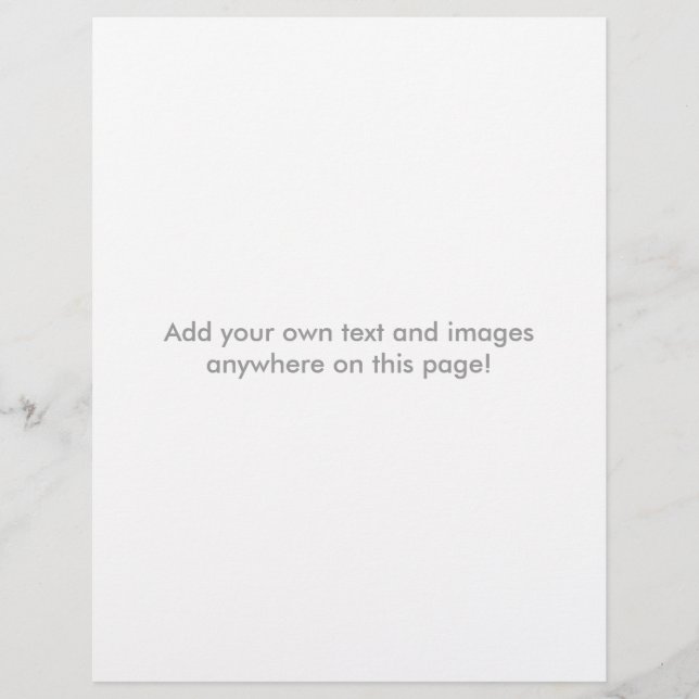 Create Your Own Flyer (Front)