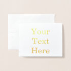 Create Your Own Foil Card