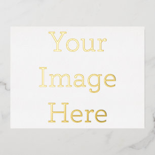 Create Your Own Foil Holiday Postcard