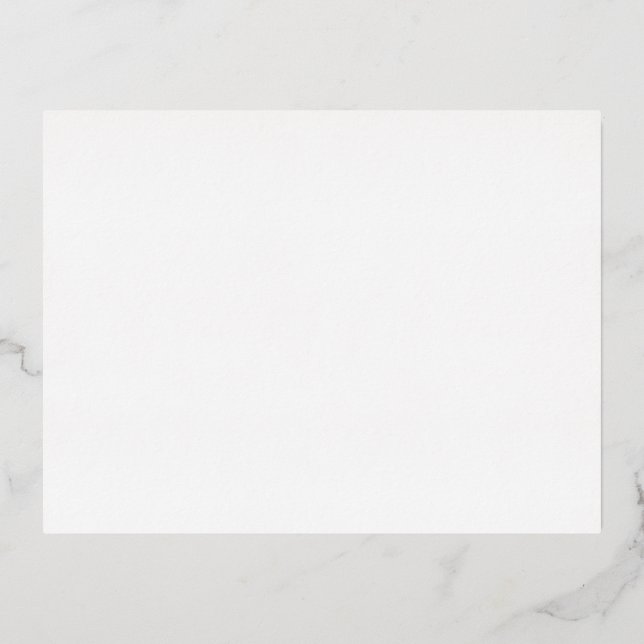 Create Your Own Foil Invitation Postcard (Front)