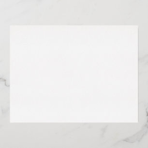 Create Your Own Foil Invitation Postcard