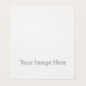 Folded Card, Paper: Standard Semi-Gloss (Outside Unfolded)