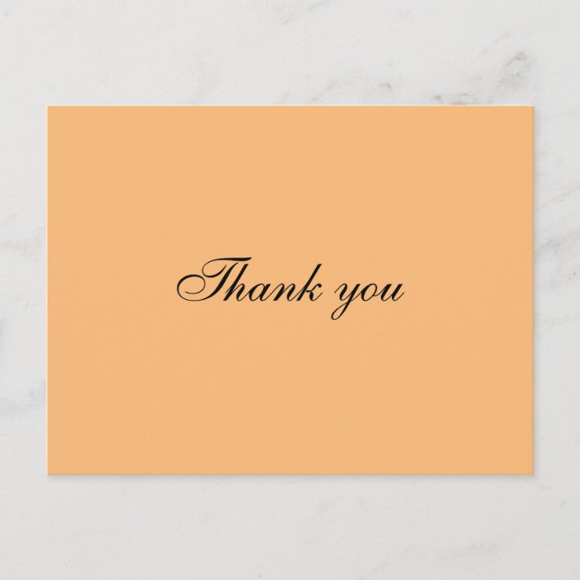 Create Your Own Folded Thank You Card (Front)
