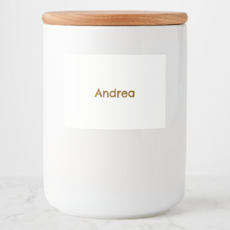 Create Your Own Food Container 3" x 2" Label