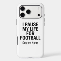 Create Your Own Football Phone Case | I Pause My L