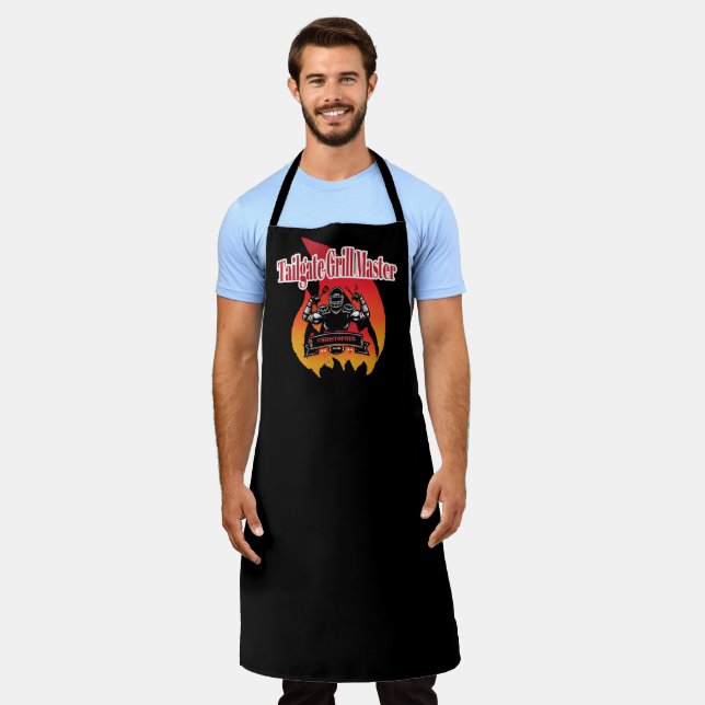 Create Your Own Football Tail Gate Party Apron (Worn)