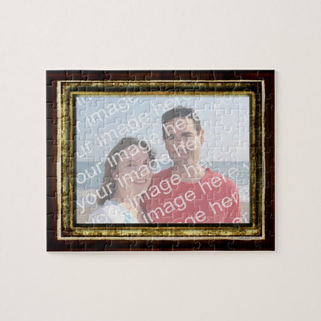 Create Your Own Framed Photo Puzzle (Horizontal)