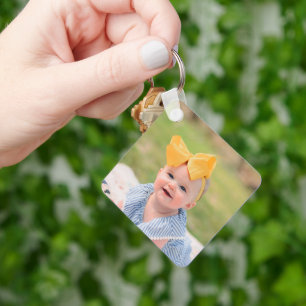 Create Your Own Frameless Kids Children Baby Photo Key Ring