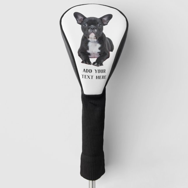 Create Your Own French Bulldog Golf Head Cover (Front)