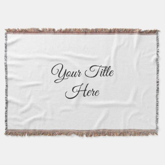 Create your own - Fringe Blanket