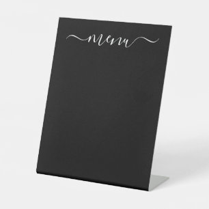 Create Your Own Fully Customised Black Pedestal Sign