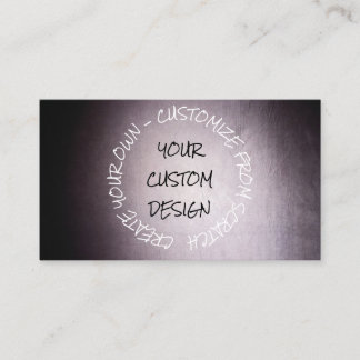 Create Your Own Fully Customised Business Card