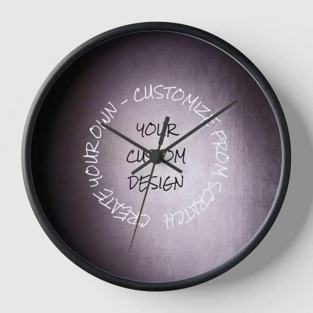 Create Your Own Fully Customised Clock (Front)