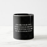 Create Your Own Fully Customised Coffee Mug<br><div class="desc">Customise this item from scratch with your own design images and/or text, by replacing what is currently displayed on it, or personalise the current background. Visit Elves & Shoemaker on Zazzle to shop our entire collection of easy to customise products you can print whatever you want on, as well as...</div>
