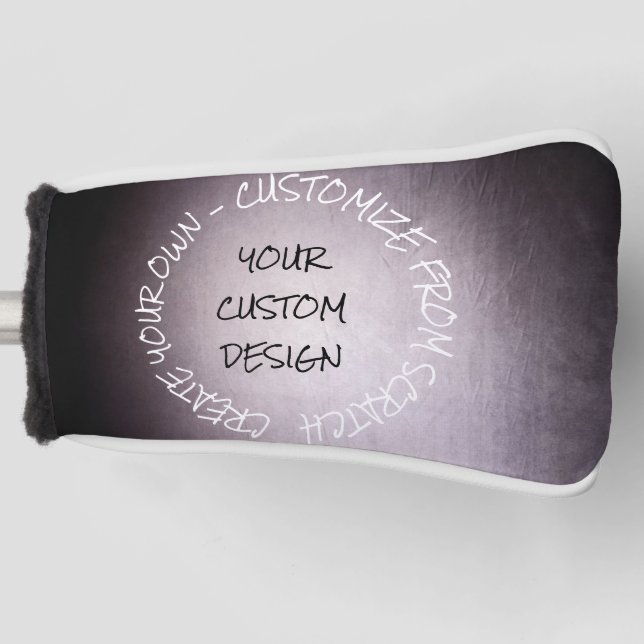 Create Your Own Fully Customised Golf Head Cover (Front)