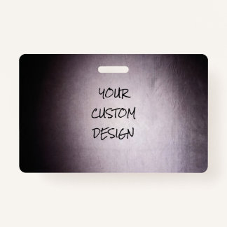 Create Your Own Fully Customised ID Badge