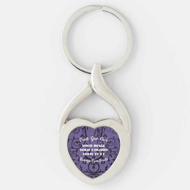 Create Your Own Fully Customised Key Ring (Front)