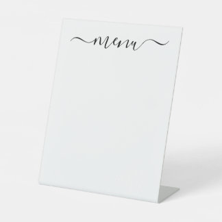 Create Your Own Fully Customised White Pedestal Sign