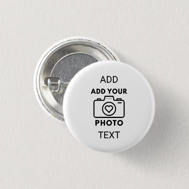 Create Your Own Fully Customizable Event 3 Cm Round Badge (Front & Back)
