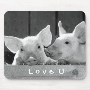 Create Your Own Funny Photo Love You Custom Mouse Mat