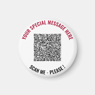 Create Your Own Funny QR Code Magnets Template