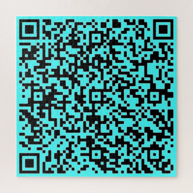 Create Your Own Funny QR Code Puzzle Custom Color (Vertical)
