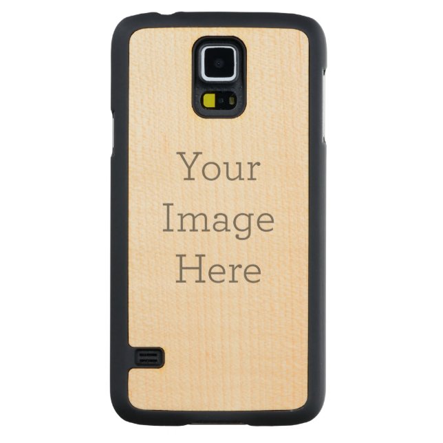 Samsung Galaxy S5 Slim Maple Wood Case (Back)