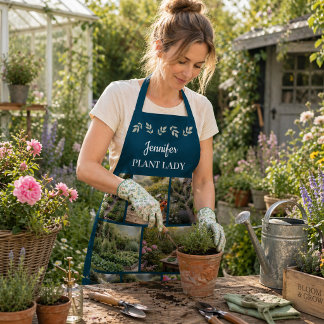 Create your own garden photos plant lady apron