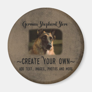 Create Your Own German Shepherd Photo Magnet