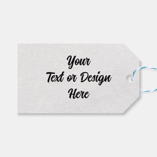 Create Your Own Gift Tags (Front (Horizontal))