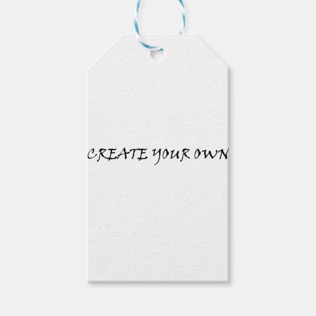 Create your own gift tags (Front)