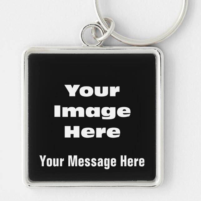 Create Your Own Gift Template Key Ring (Front)