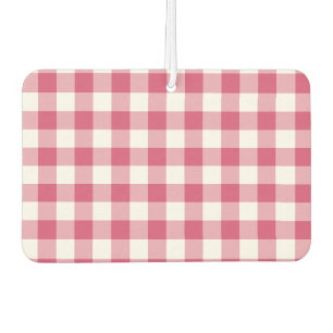Create Your Own Gingham Car Air Freshener