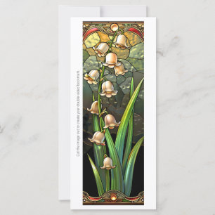 Create Your Own Glass Lily of the Valley Bookmark