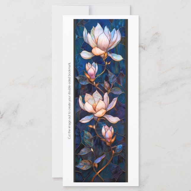 Create Your Own Glass Magnolias Bookmark Card (Front)