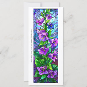 Create Your Own Glass Purple Foxglove Bookmark