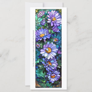 Create Your Own Glass Purple Gerberas Bookmark