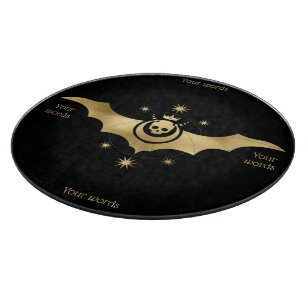 Create Your Own Gold Arcane Devil Tarot Cutting Board