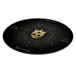 Create Your Own Gold Arcane Empress Tarot Cutting Board