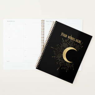 Create Your Own Gold Arcane Moon Tarot Planner